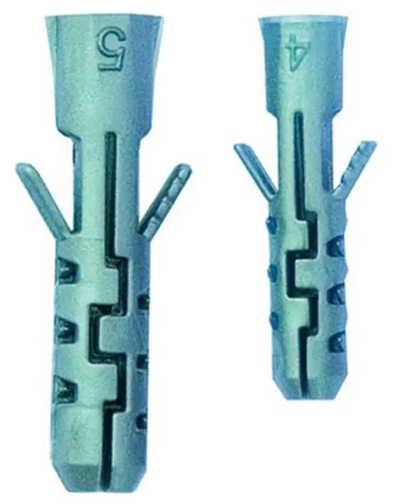 Ø 4 mm. rawplugs 1000 st.