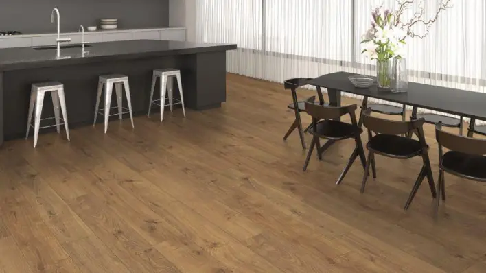 Haro laminatgolv Aqua - Plankgolv, Ek Portland natur