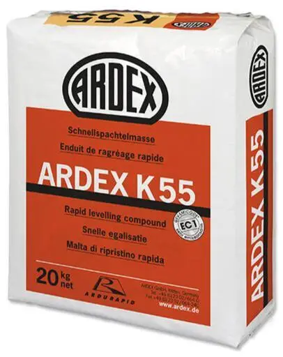 Ardex K55 - Självnivellerande snabbspackelmassa