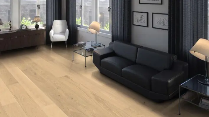Stavparkettplanka Maxim - Ek invisible Markant borstad nD