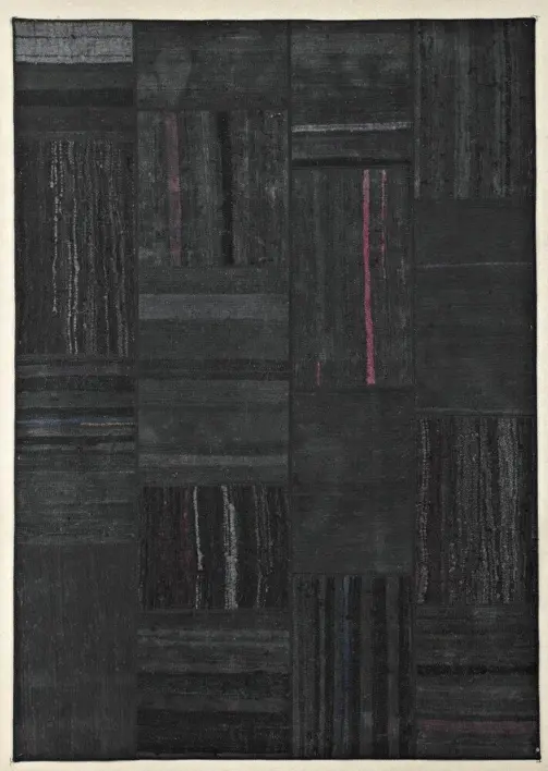 Vintage patchwork svart - REST 160X230 CM
