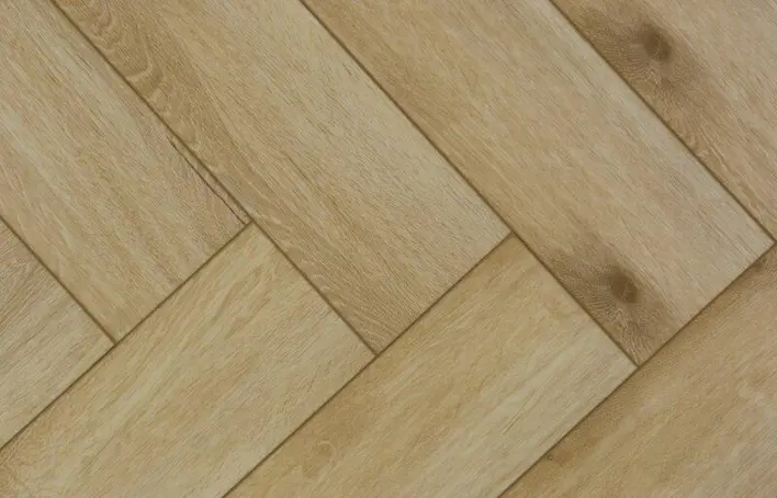 Meltex Dryback vinylgolv, Ljust fiskbensmönster