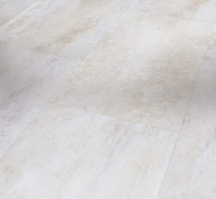 Parador vinyl Trendtime 5 - Dolomit vit mineralstruktur, Stor platta