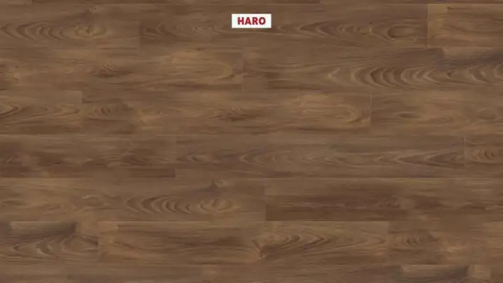 Haro laminatgolv Aqua - plankgolv, Valnöt Vario