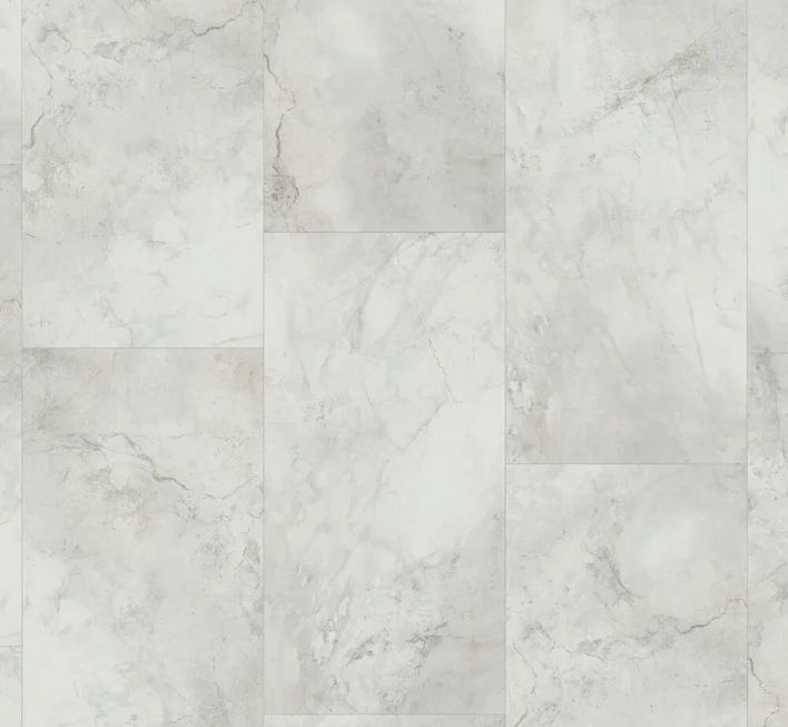 Parador vinyl Trendtime 5 - Marmor Abbey vit, stor platta