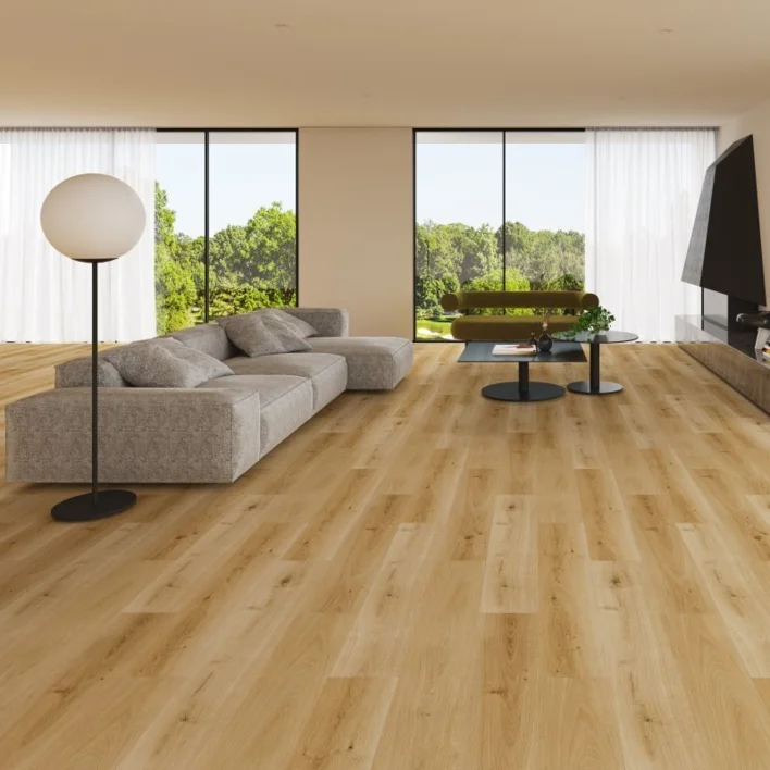 LVT Unika m. korkbaksida, Ljus natur 185