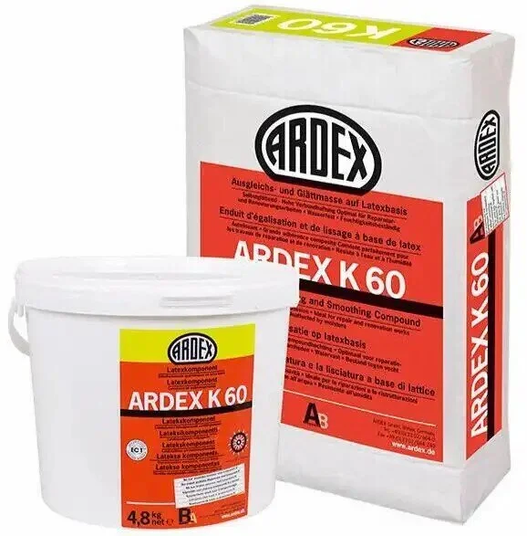Ardex K60, inkl. Latex 4,8 kg - 24,80 kg.