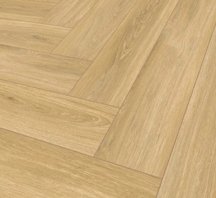 SPC vinyl klickgolv - Fiskben, Nature Oak P6004