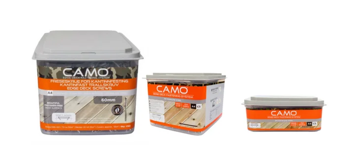 CAMO 4,2x60 mm. rostfri A4 terrasskruv - 200 st.