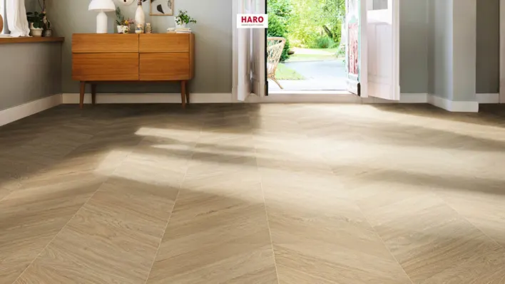 Haro Chevron Laminatgolv, Ek puro - RESTPARTI