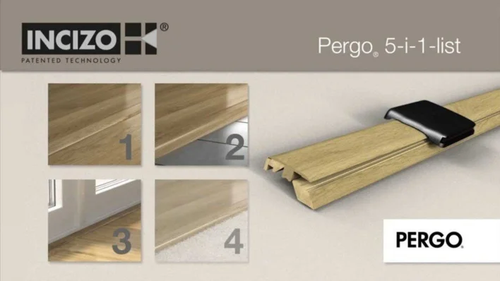 5-i-1 list för laminatgolv - Beige Sand Oak, INGEN RETURRÄTT!