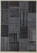 Kelim Patchwork - Mörkgrå - REST 160X230